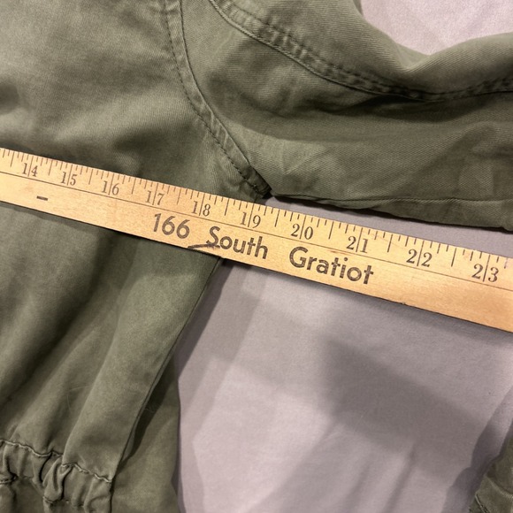 Abercrombie & Fitch Kids Girls XL 16 Army Green Utility Field Jacket - Picture 13 of 14